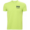 T-shirt męski Helly Hansen lime 79309-420 - XL