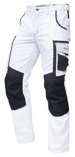 Spodnie Precision Puma Workwear 30-1170 white - 52