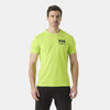 T-shirt męski Helly Hansen lime 79309-420 - XL