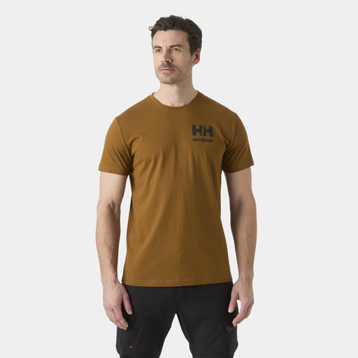 T-shirt męski Helly Hansen brown 79309-750 - S