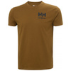 T-shirt męski Helly Hansen brown 79309-750 - S