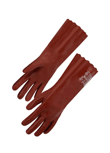 Rękawice robocze gumowe długie PVC 740 40CM