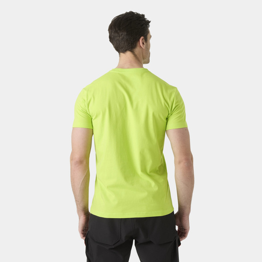 T-shirt męski Helly Hansen lime 79309-420 - S