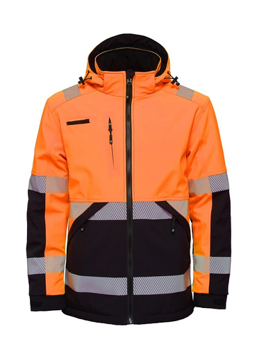 Softshell ocieplany WJ-Valencia pomarańczowy - L